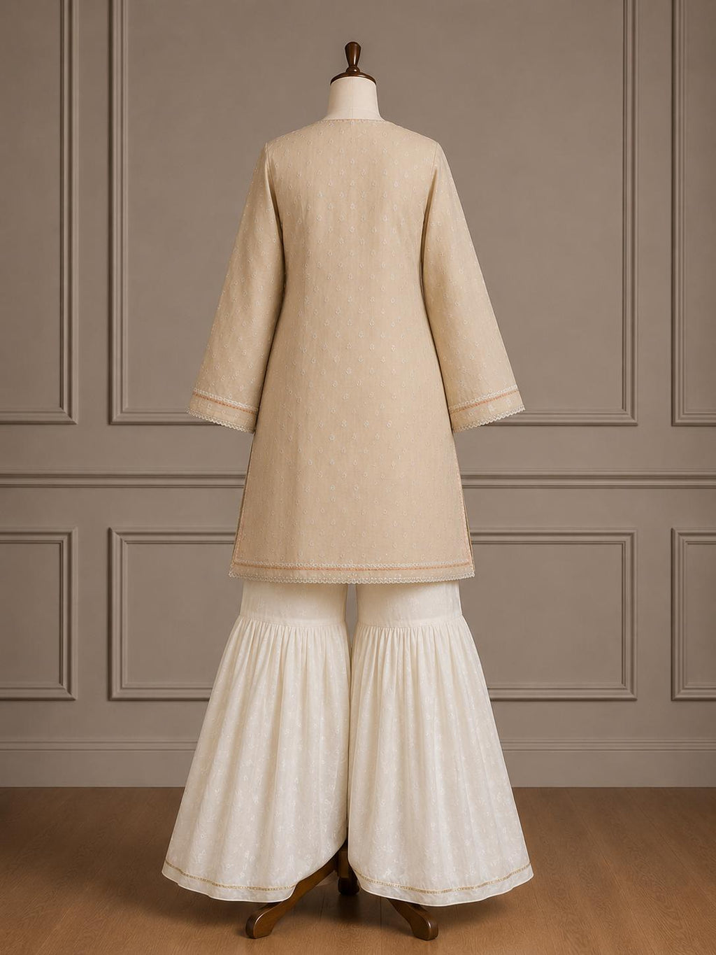 Mehtab — Pastel Chikankari Sharara Set