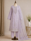 Mehr — Lilac Dream Embroidered Festive Suit